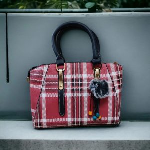 Classic Pattern Top Handle Bag